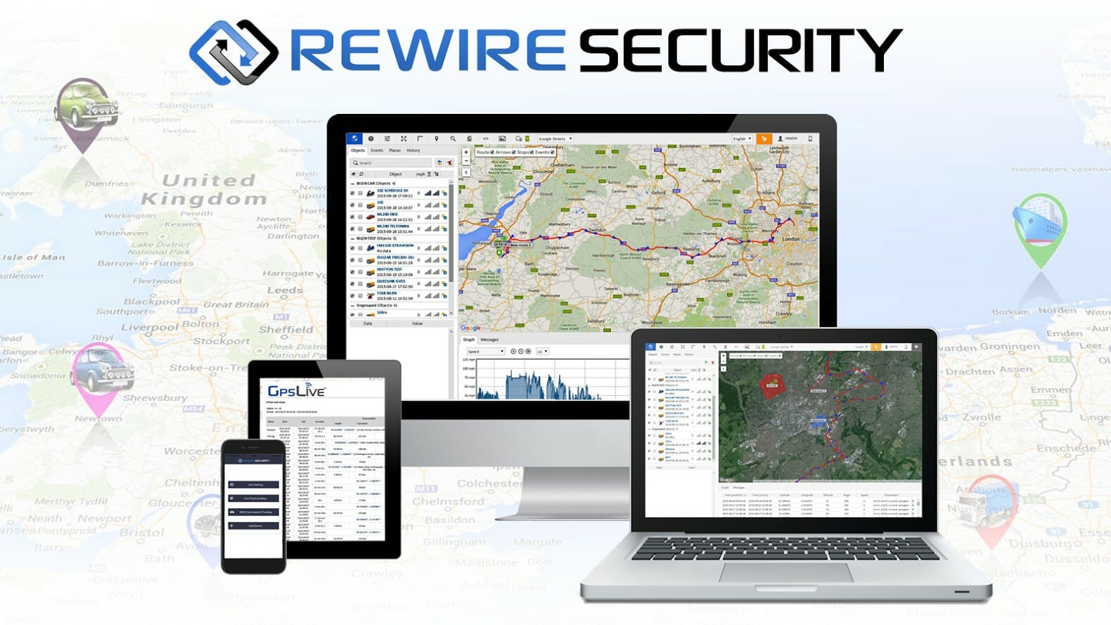 Affordable GPS Tracking Systems from Rewire Security