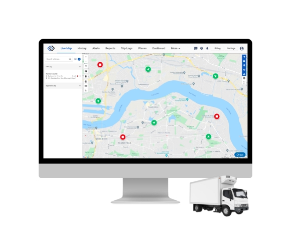 Cold Chain GPS Tracking System