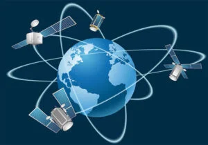 GPS Satellites in Earth's Orbit