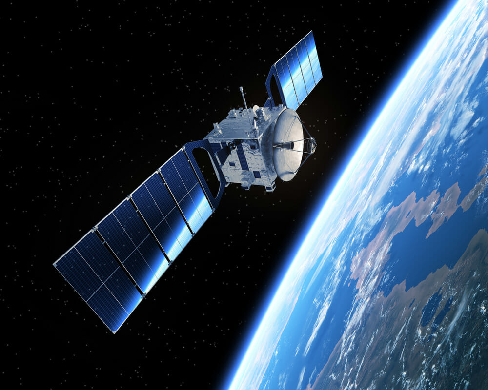 GPS Satellite In Space