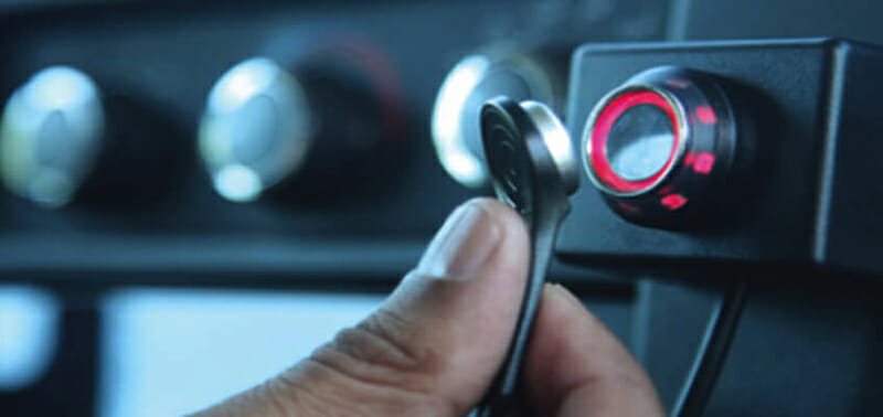 Company Driver Using Key Fob