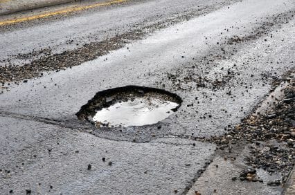 Road pothole