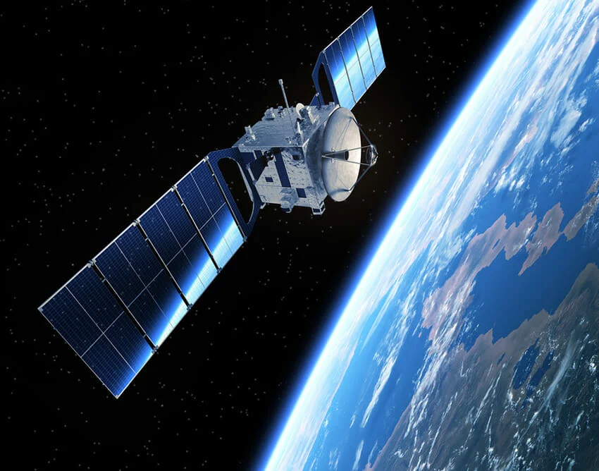 GPS Satellite in Space