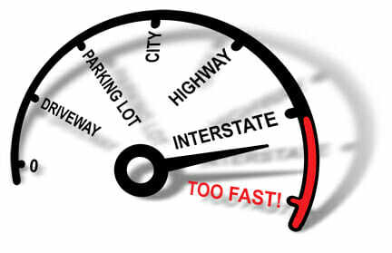 Travelling Over the Speed Limit