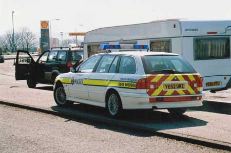 Stolen Caravan Police on the Scene UK