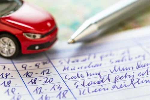 Trip Log for Mileage Tax Deduction