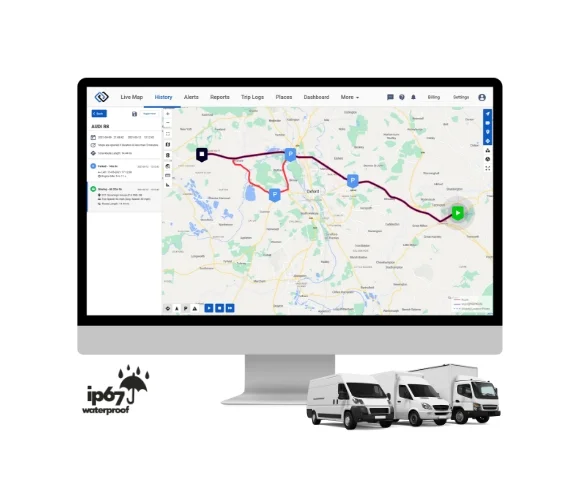 Fleet shop tracking device