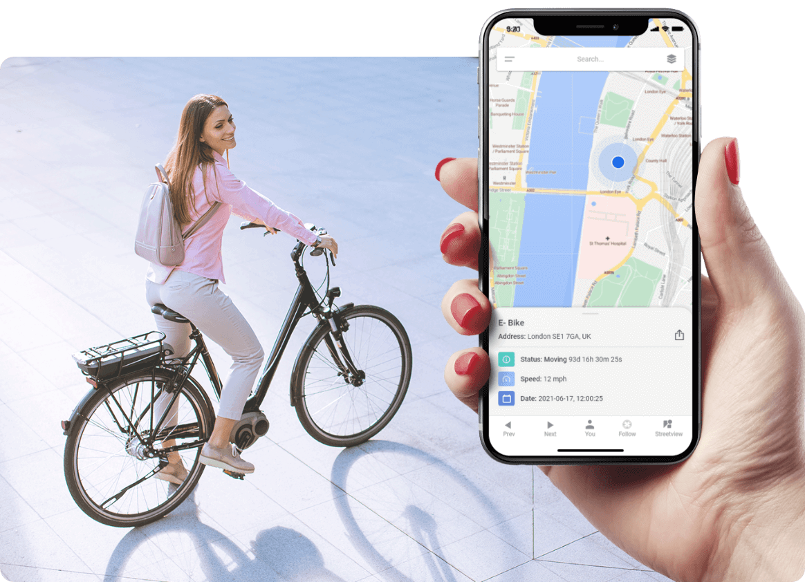 E-Bike Tracker For Electric Bikes