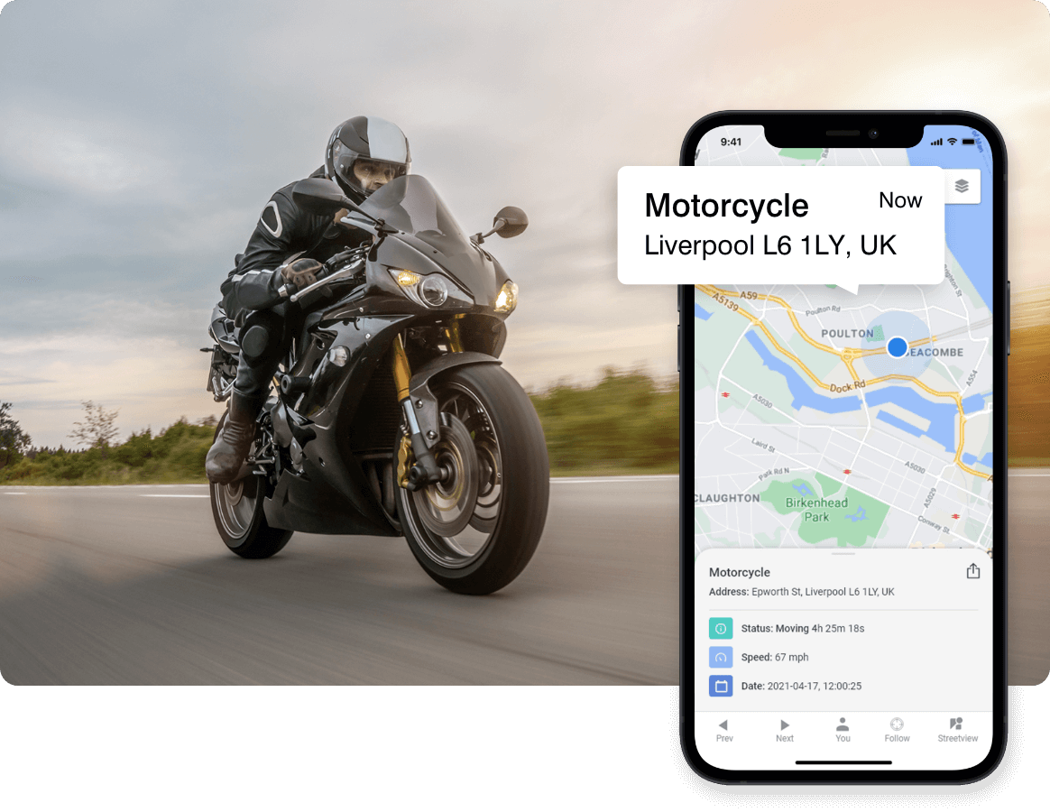 Motorcycle & Scooter GPS Tracker