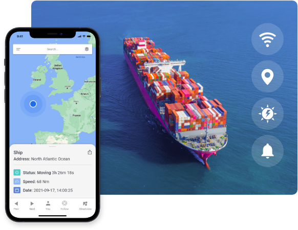 Container Location Tracking System