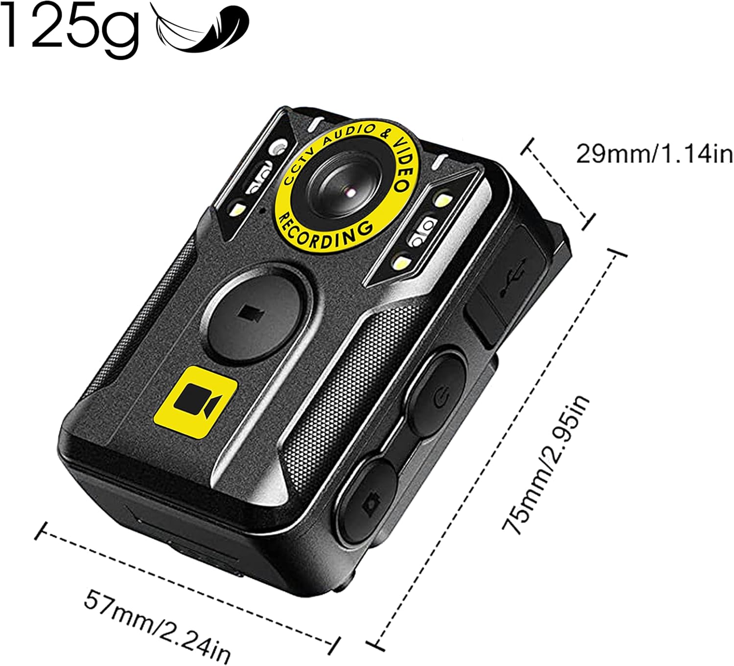 Rx-2s v4 Body Worn Camera