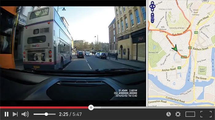 Portable CCTV with GPS